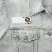 Vliegende Vlinders Morpho en Monarch Naamplaatje (In situ)