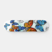 Vliegende Vlinders Morpho en Monarch Persoonlijk Skateboard (Horizontaal)
