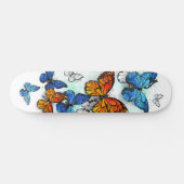 Vliegende Vlinders Morpho en Monarch Persoonlijk Skateboard (Horizontaal)