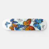 Vliegende Vlinders Morpho en Monarch Persoonlijk Skateboard (Horizontaal)