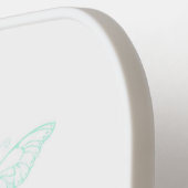 Vliegende vlinders Morpho en Monarch Pickleball Paddle (Links Detail)