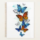 Vliegende Vlinders Morpho en Monarch Planner (Voorkant)