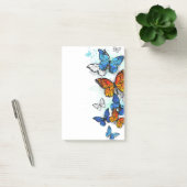 Vliegende Vlinders Morpho en Monarch Post-it® Notes (Kantoor)