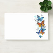 Vliegende Vlinders Morpho en Monarch Post-it® Notes (Kantoor)