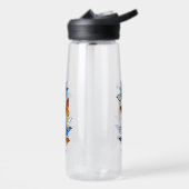 Vliegende Vlinders Morpho en Monarch Waterfles (Links)