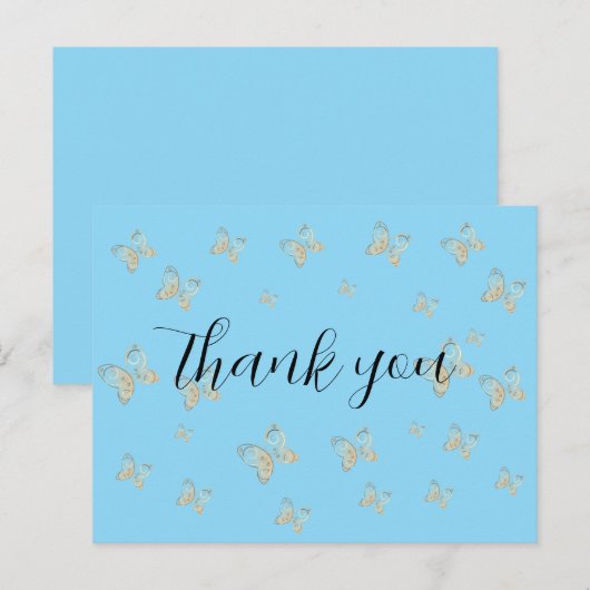 vliegende vlinders natuur briefkaart (Voorkant / Achterkant)