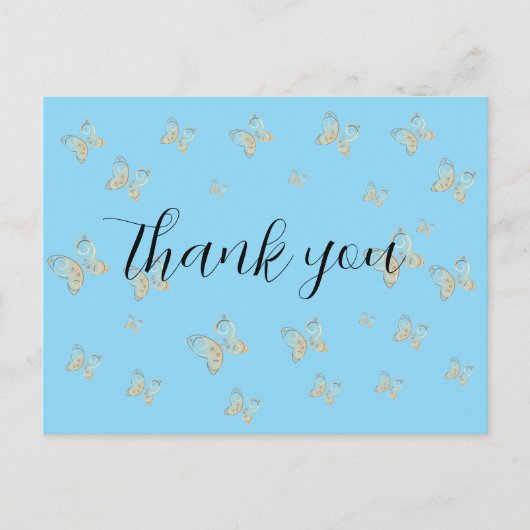 vliegende vlinders natuur briefkaart (Voorkant)