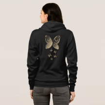 Vliegende Vlinders natuur Hoodie