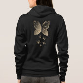 Vliegende Vlinders natuur Hoodie (Achterkant)