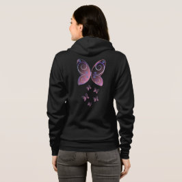 Vliegende Vlinders natuur Hoodie