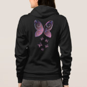 Vliegende Vlinders natuur Hoodie (Achterkant)