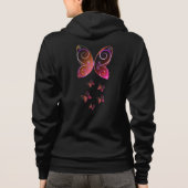 Vliegende Vlinders natuur Hoodie (Achterkant)