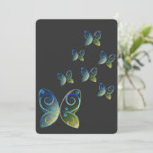 Vliegende Vlinders natuur Hoodie Save The Date (Staand voorkant)