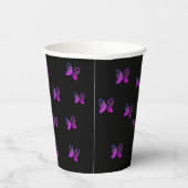 vliegende vlinders natuur papieren bekers (Rechts)