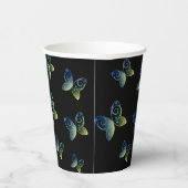 vliegende vlinders natuur papieren bekers (Rechts)