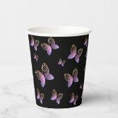 vliegende vlinders natuur papieren bekers (Links)