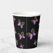 vliegende vlinders natuur papieren bekers (Rechts)