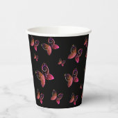 vliegende vlinders natuur papieren bekers (Links)