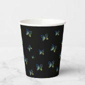 vliegende vlinders natuur papieren bekers (Links)