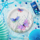 Vliegende Vlinders Papieren Borden Bordje (Feest)