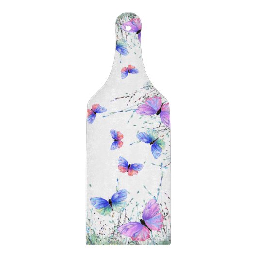 Vliegende vlinders snijplank (Voorkant)