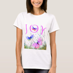 Vliegende Vlinders T-shirt Joy Text