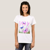 Vliegende Vlinders T-shirt Joy Text (Voorkant volledig)