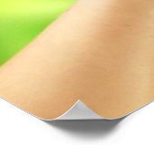 Vliegende vlinders uit helende & liefdevolle hand poster (Hoek)