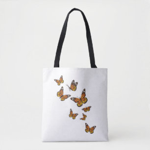 Vliegende vlinders - vlinder over Gardener Ento Tote Bag