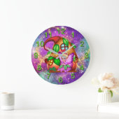 Vliegende vlindervleugels houden zich bezig met de grote klok (Huis)