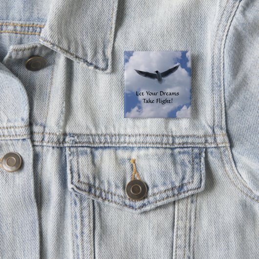 vliegende vogel Button pin (In situ)