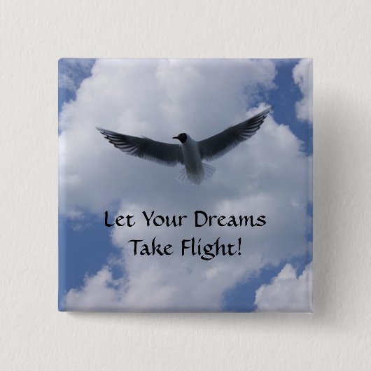 vliegende vogel Button pin (Voorkant)