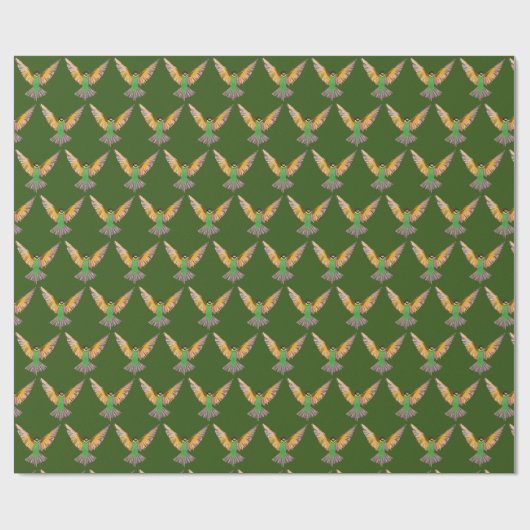 Vliegende Vogel Cadeaupapier (Vlak)