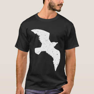 Vliegende Vogel Koel Minimalistisch Gedistresseerd T-shirt