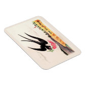 Vliegende Vogel Met Bloemen Magneet (Rechterzijde)