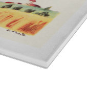 Vliegende vogel met bloemen snijplank (Hoek)