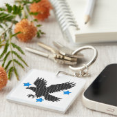 vliegende vogel sleutelhanger (Voorkant Rechts)