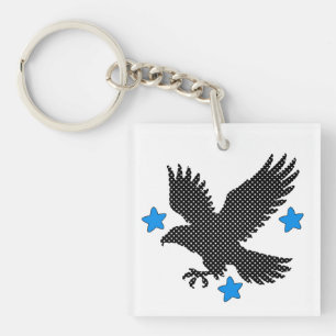 vliegende vogel sleutelhanger