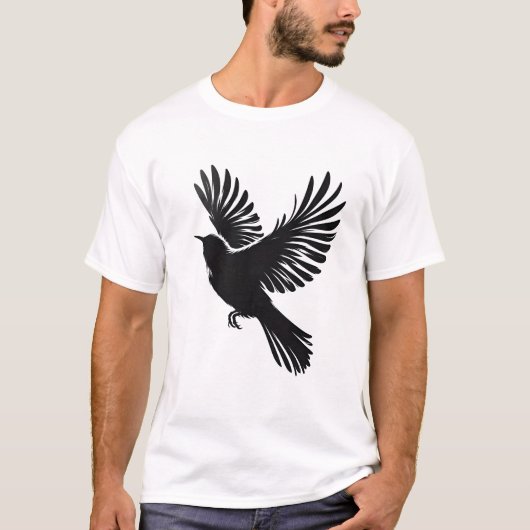 Vliegende vogel T-shirt (Voorkant)