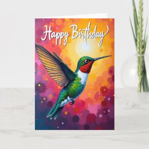 Vliegende Vogel Verjaardagskaart Kaart