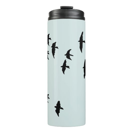 Vliegende vogelpest thermosbeker (Voorkant)