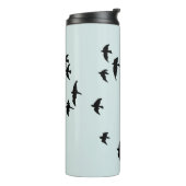 Vliegende vogelpest thermosbeker (Gedraaid links)
