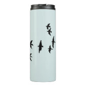 Vliegende vogelpest thermosbeker (Achterkant)