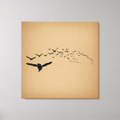  vliegende vogels canvas afdruk (Voorkant)