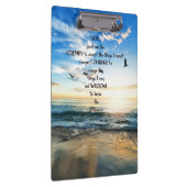 Vliegende vogels in de hemel Serenity Prayer Klembord (Rechts)