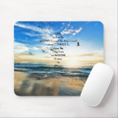 Vliegende vogels in de hemel Serenity Prayer Muismat (Met muis)