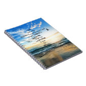 Vliegende vogels in de hemel Serenity Prayer Notitieboek (Rechterzijde)