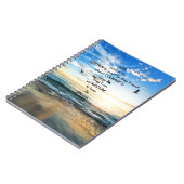 Vliegende vogels in de hemel Serenity Prayer Notitieboek (Linkerzijde)