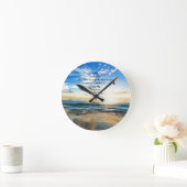 Vliegende vogels in de hemel Serenity Prayer Ronde Klok (Huis)