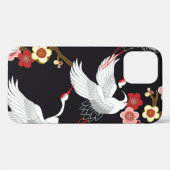 Vliegende vogels: Kraan Heron Japans. Case-Mate iPhone Case (Achterkant (horizontaal))